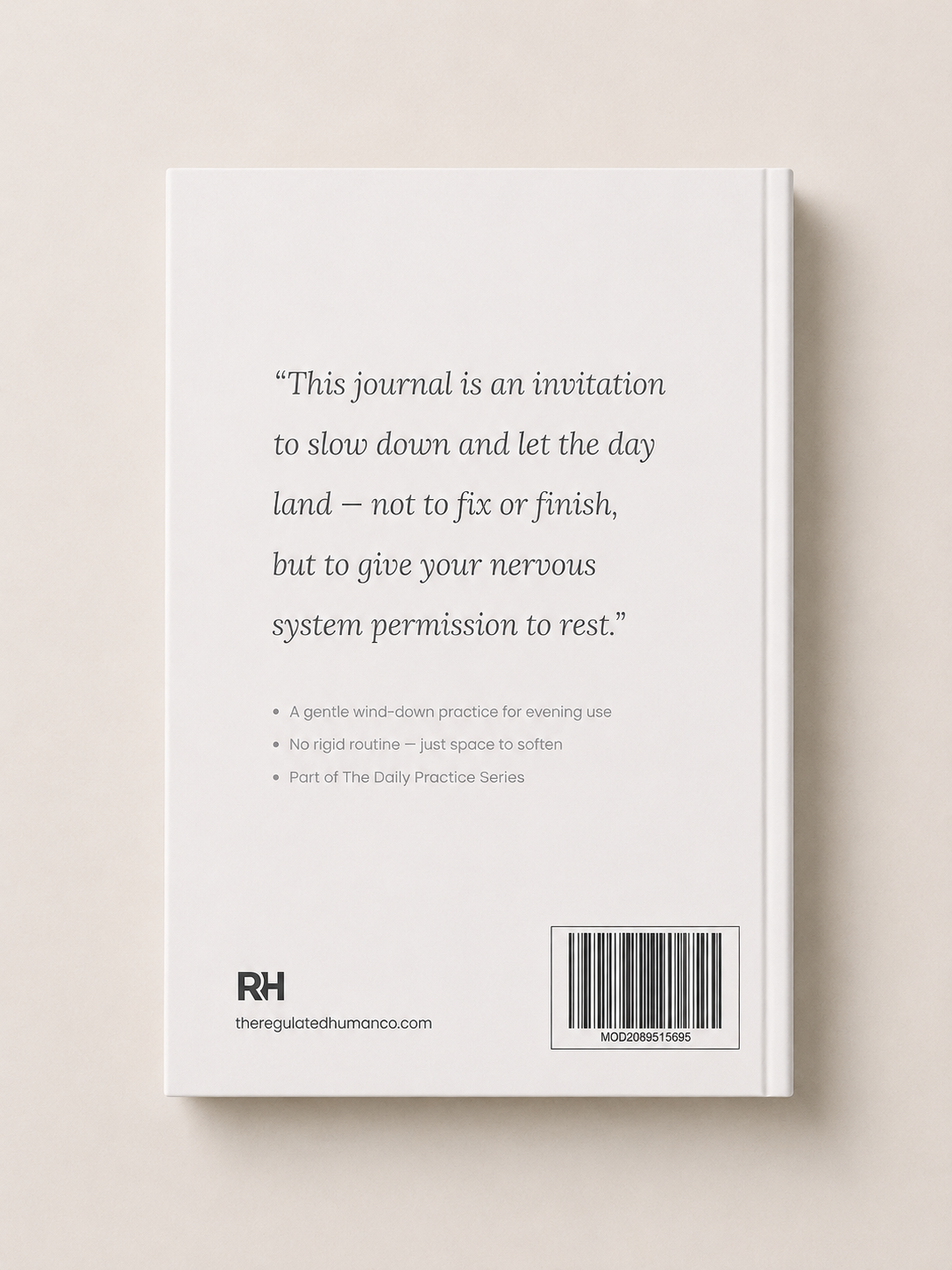 Sleep Wind-Down Journal - A Structured Nightly Reset for Nervous System Regulation