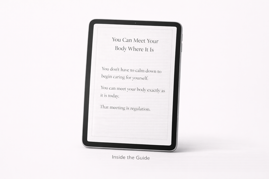 Your Body Makes Sense - Understanding Your Nervous System Without Self-Blame