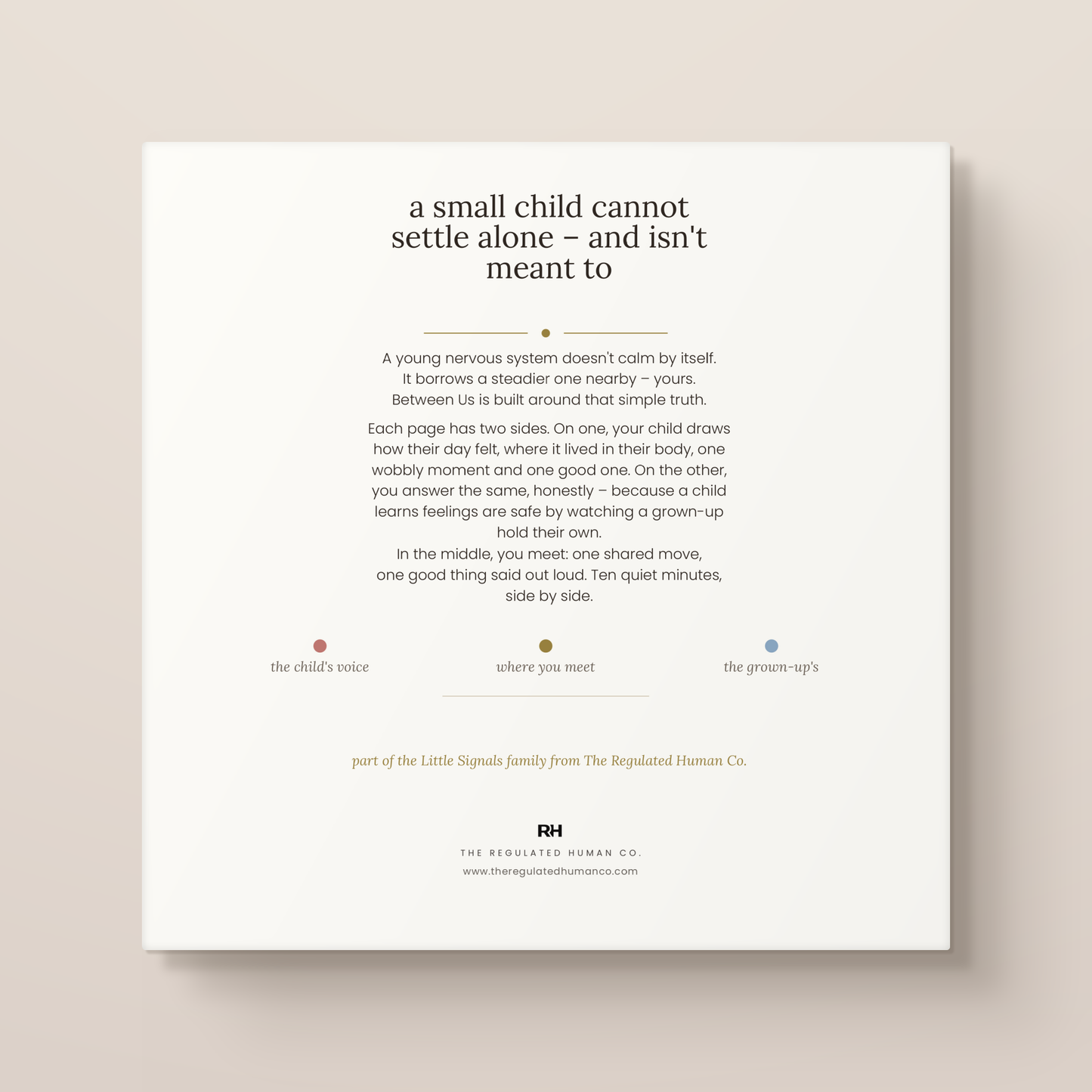 Between Us - A Shared Journal for a Grown-Up and a Small Human