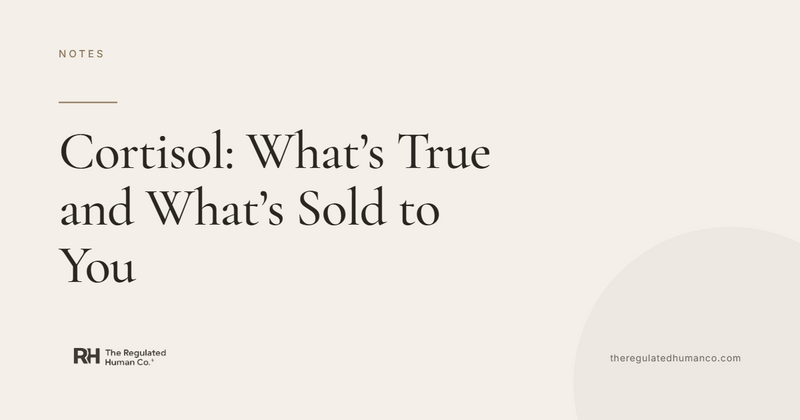 Cortisol: What's True and What's Sold to You