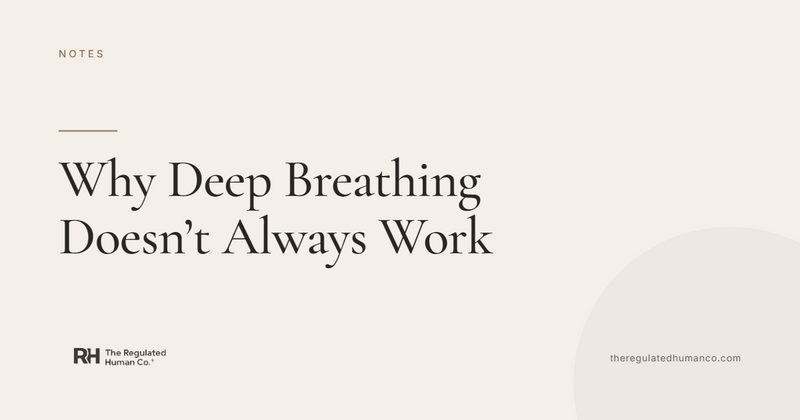 Why Deep Breathing Doesn't Always Work