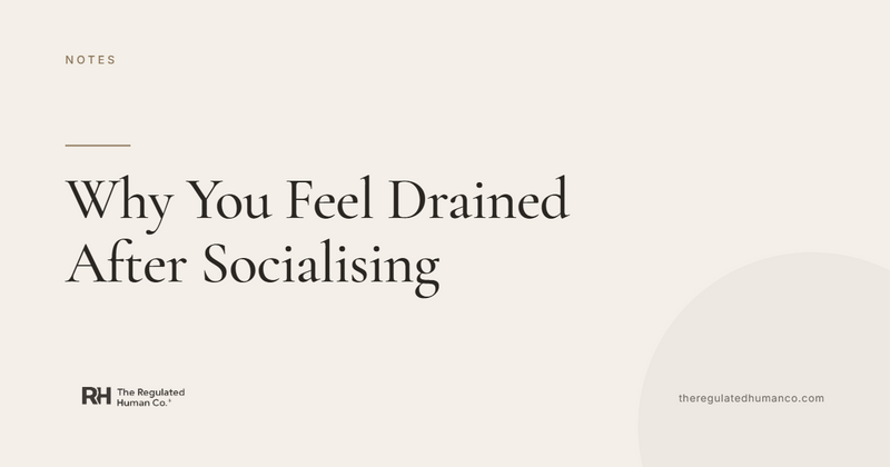 Why You Feel Drained After Socialising