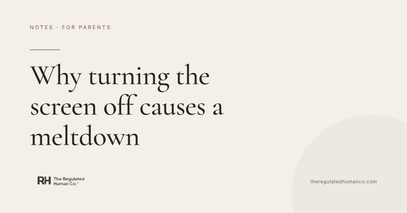 Why Turning the Screen Off Causes a Meltdown
