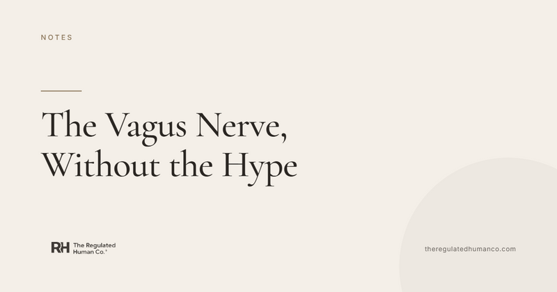 The Vagus Nerve, Without the Hype