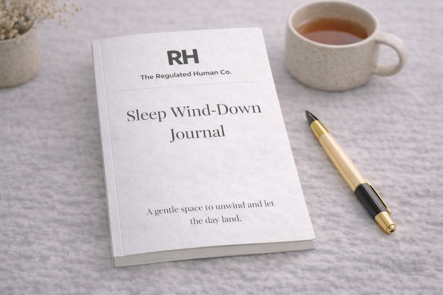 Sleep Wind-Down Journal - A Structured Nightly Reset for Nervous System Regulation