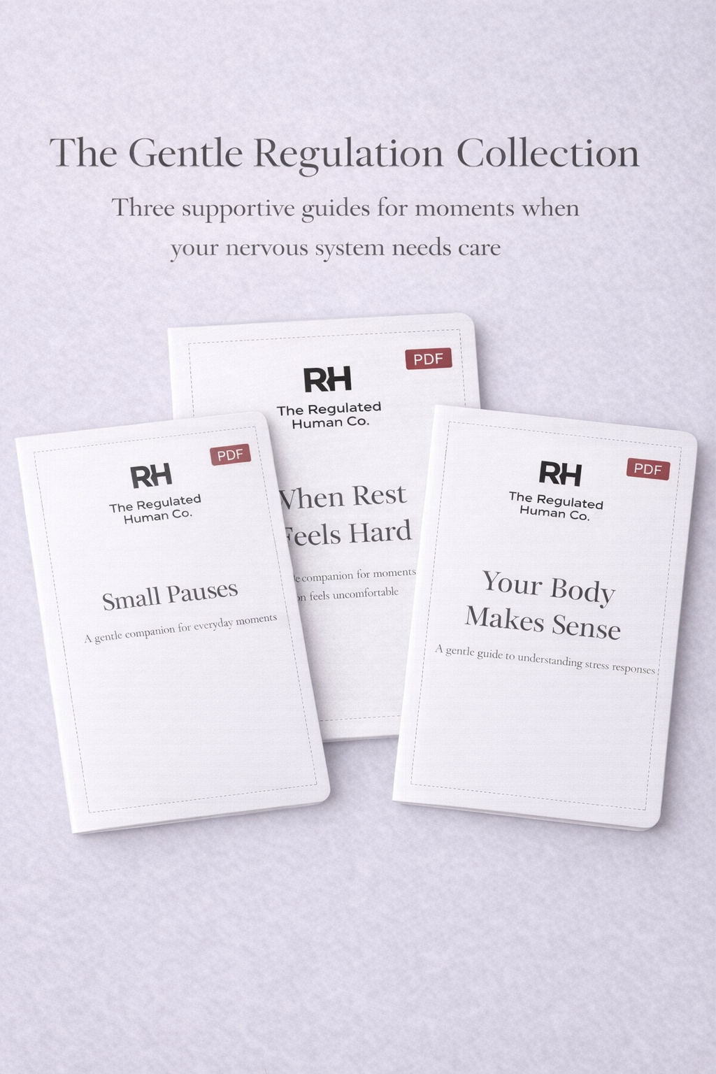 The Gentle Regulation Collection - Three Focused Guides for Everyday Nervous System Support
