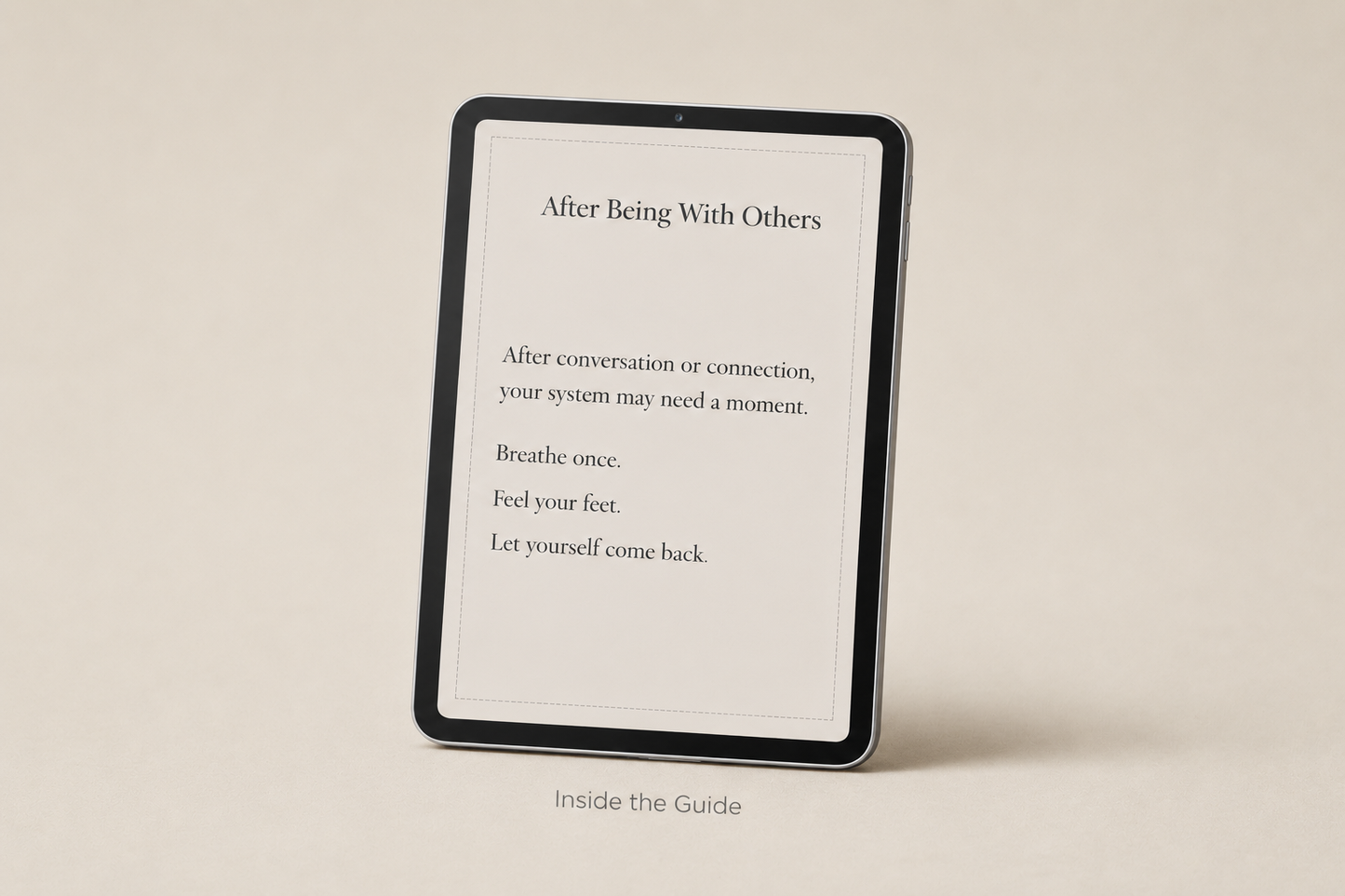 Small Pauses - Brief Regulation Resets for Everyday Life