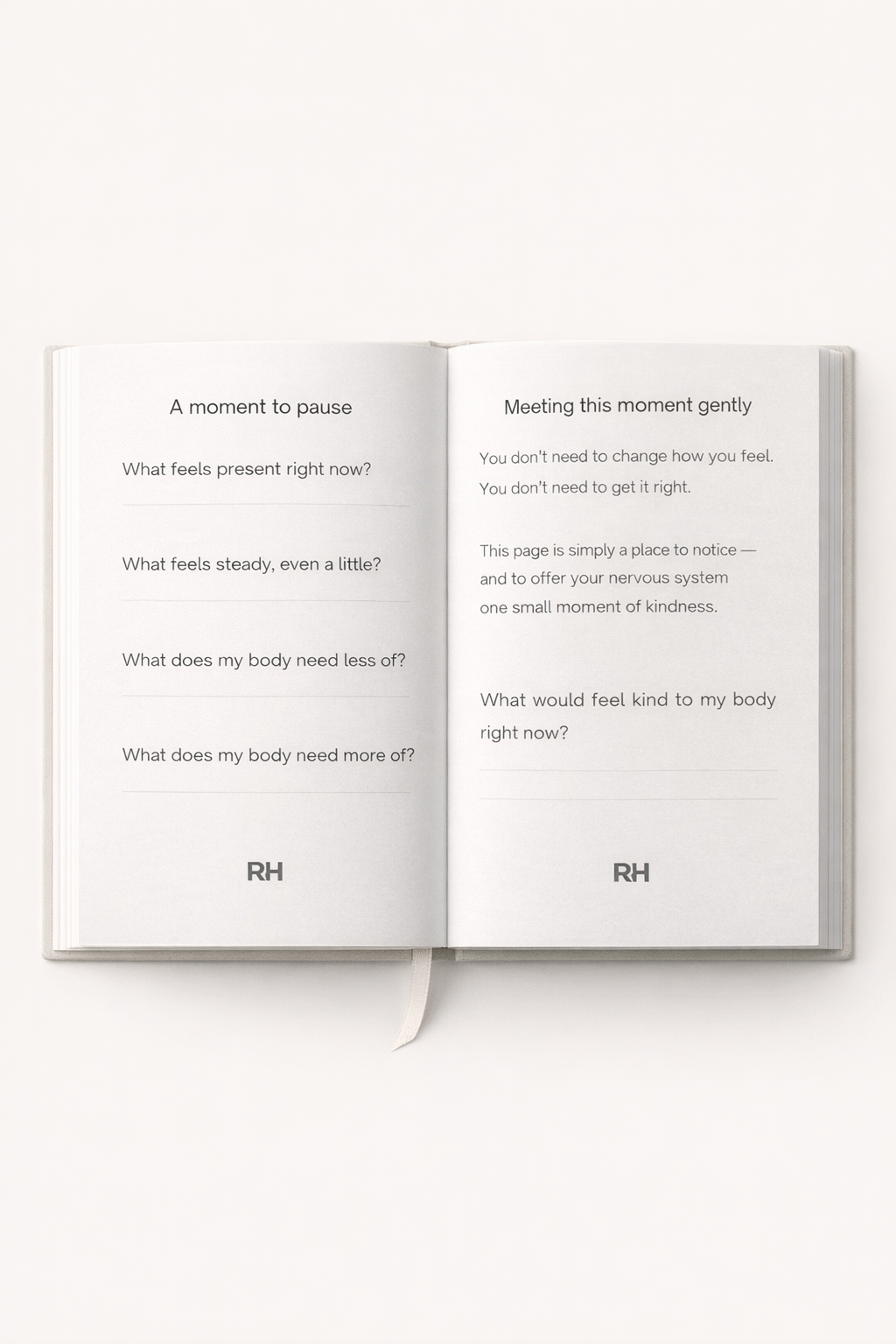 The Nervous System Check-In Journal - A Structured Daily Practice for Regulation (Paperback + Bonus Download)