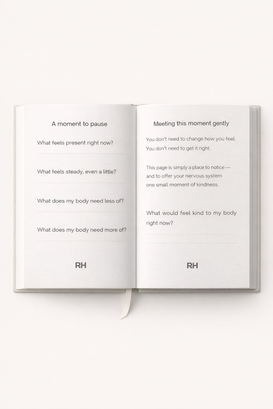 The Nervous System Check-In Journal - A Structured Daily Practice for Regulation (Paperback + Bonus Download)