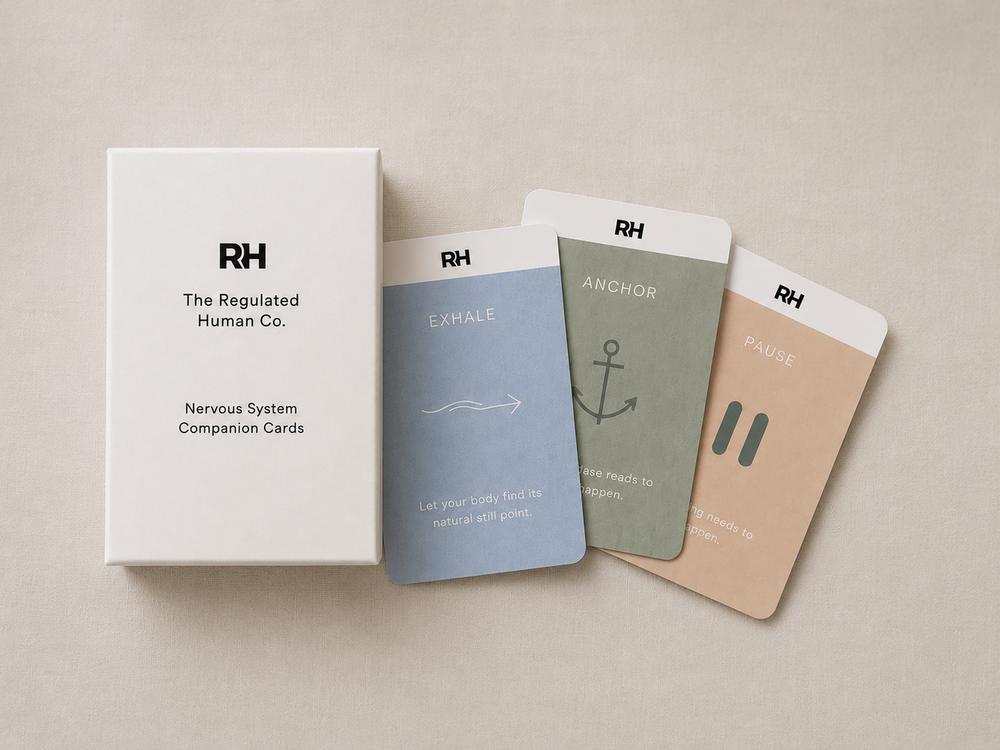 Nervous System Companion Cards — a card deck from The Regulated Human Co.
