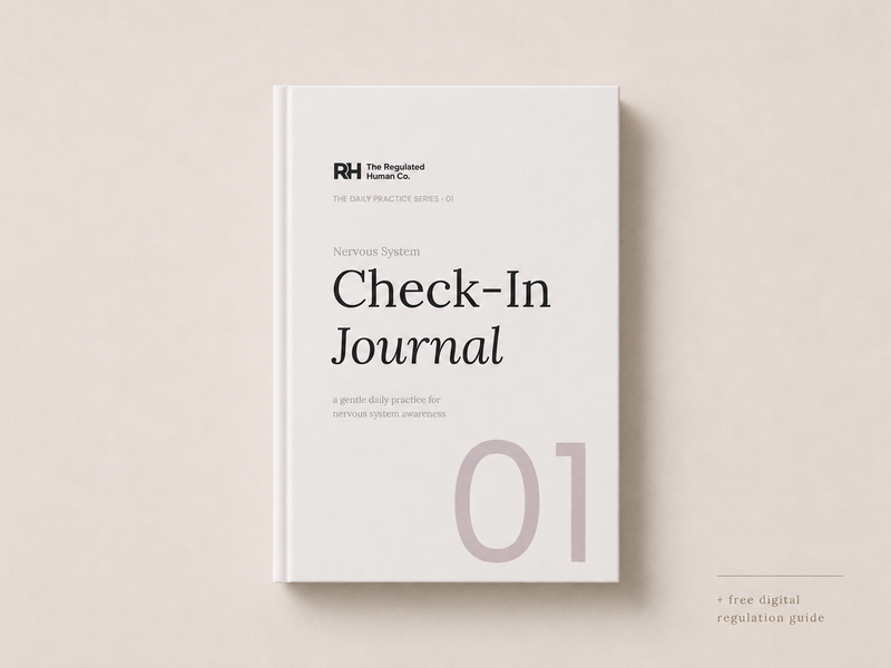 The Nervous System Check-In Journal - A Structured Daily Practice for Regulation (Paperback + Bonus Download)