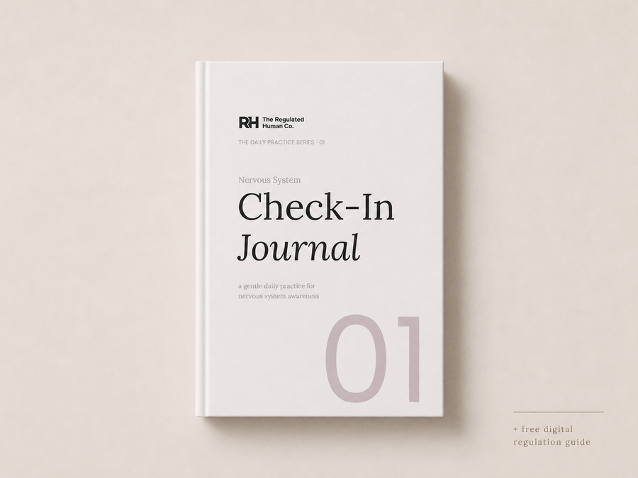 The Nervous System Check-In Journal - A Structured Daily Practice for Regulation (Paperback + Bonus Download)