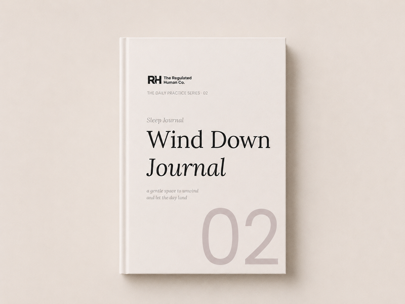 Sleep Wind-Down Journal - A Structured Nightly Reset for Nervous System Regulation