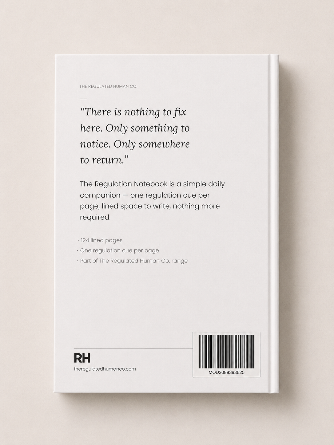 The Regulation Notebook - An Open-Format Journal for Daily Nervous System Regulation (Paperback + Bonus Download)