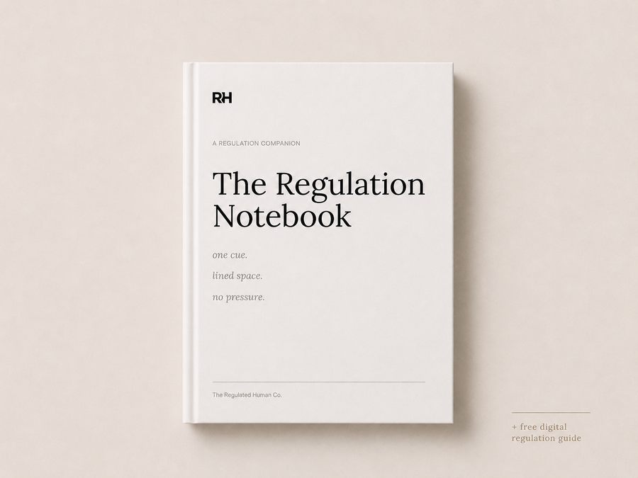 The Regulation Notebook - An Open-Format Journal for Daily Nervous System Regulation (Paperback + Bonus Download)
