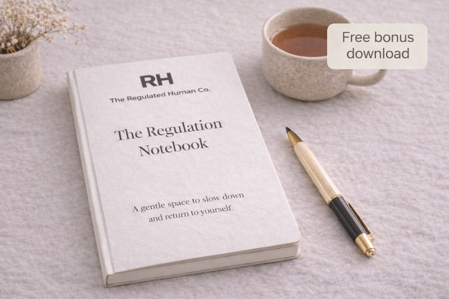 The Regulation Notebook - An Open-Format Journal for Daily Nervous System Regulation (Paperback + Bonus Download)