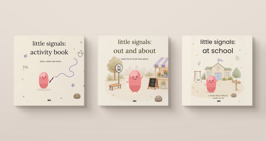 Little Signals Activity Set | Three Feelings Activity Books
