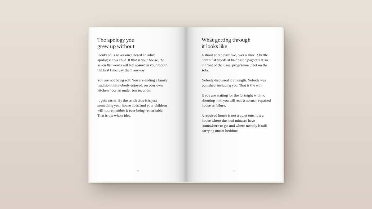 After the Shout: inside pages. Everyday Signals, ages 8 to 12.