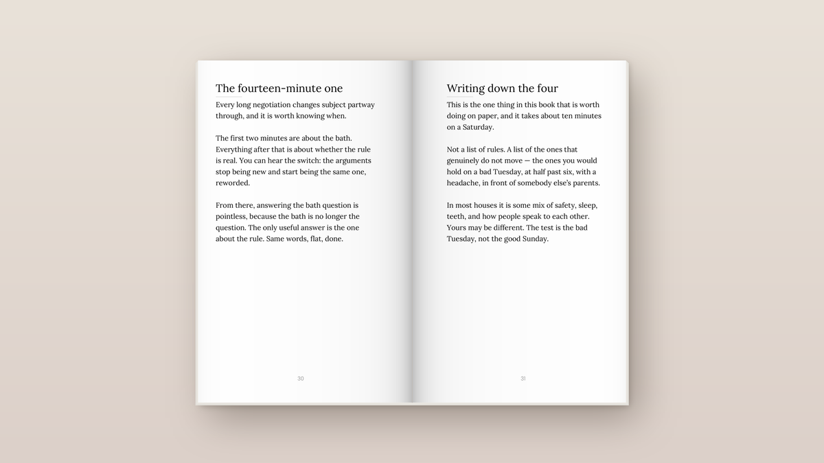 Everything Is a Negotiation: inside pages. Everyday Signals, ages 2 to 8.