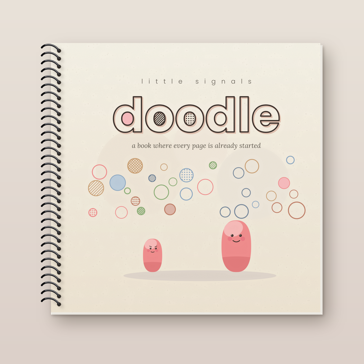 Little Signals: Doodle spiral-bound edition: front cover. A Little Signals book for children.