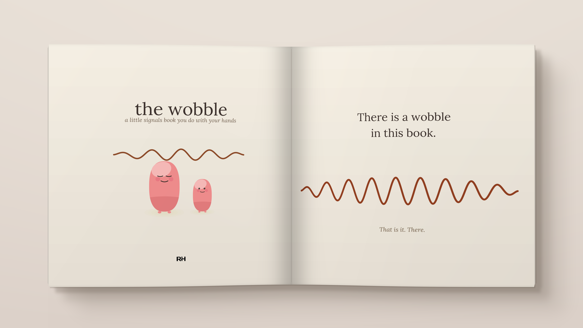 The Wobble: a little signals book you do with your hands