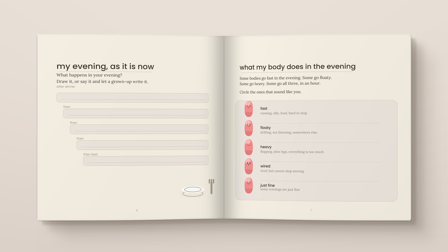 Little Signals at Night: My Evening, Made by Me: A Wind-Down Book for Children Who Find Bedtime Hard