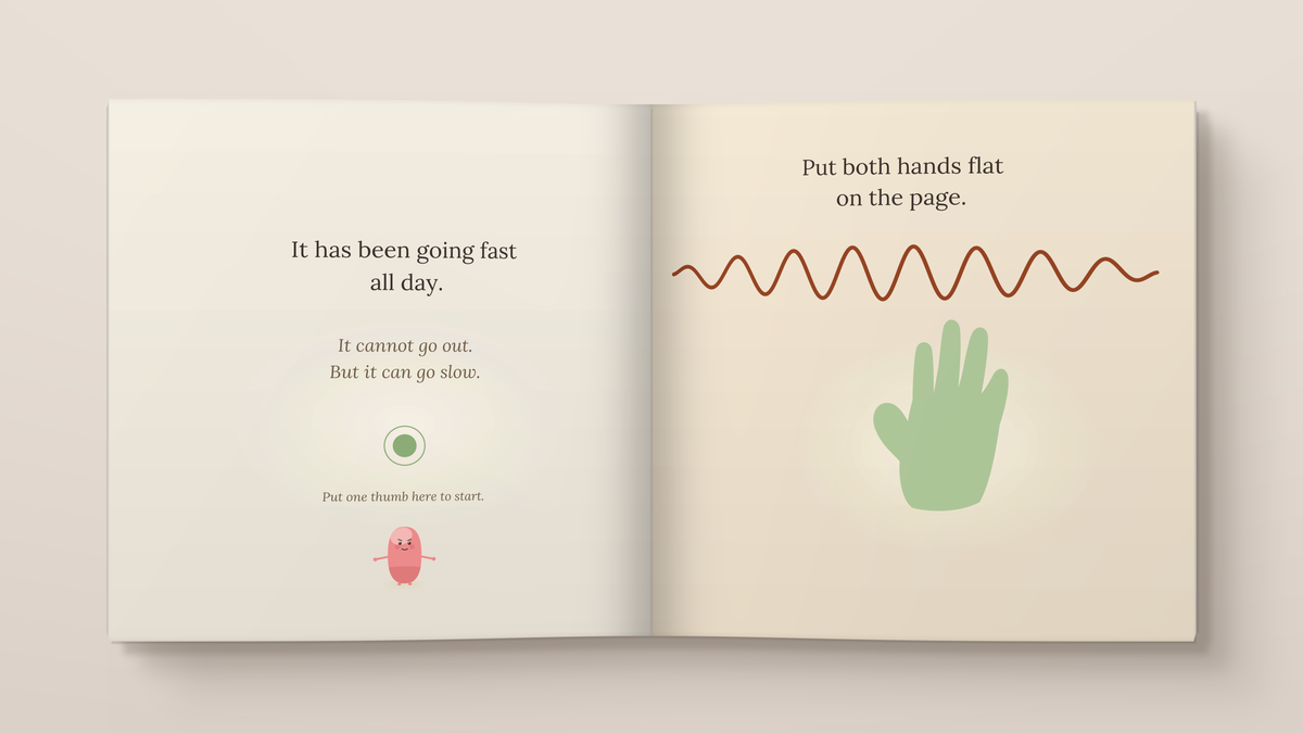 The Wobble: a little signals book you do with your hands