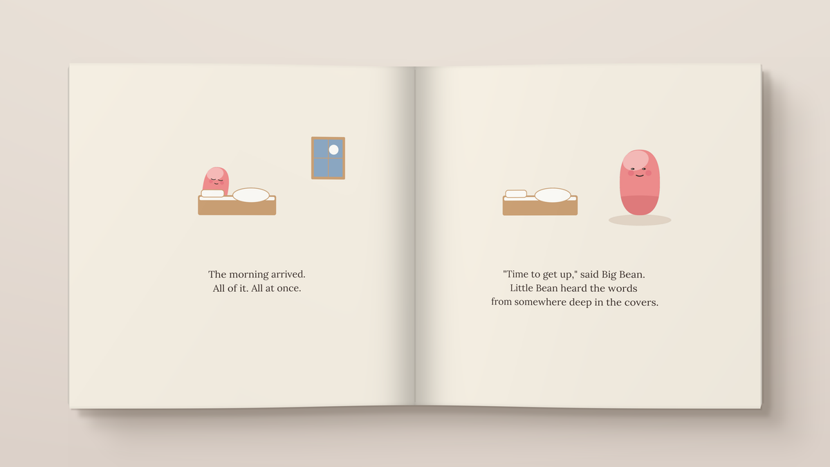 Some Mornings Feel Heavy: inside pages. A Little Signals story for children.