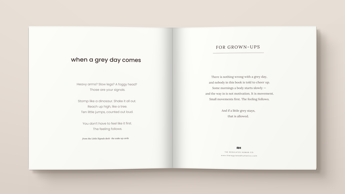 The Grey Day: inside pages. A Little Signals story for children.