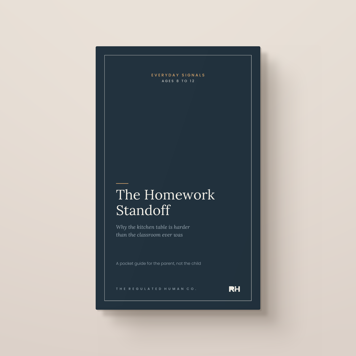 The Homework Standoff: front cover. Everyday Signals, ages 8 to 12.