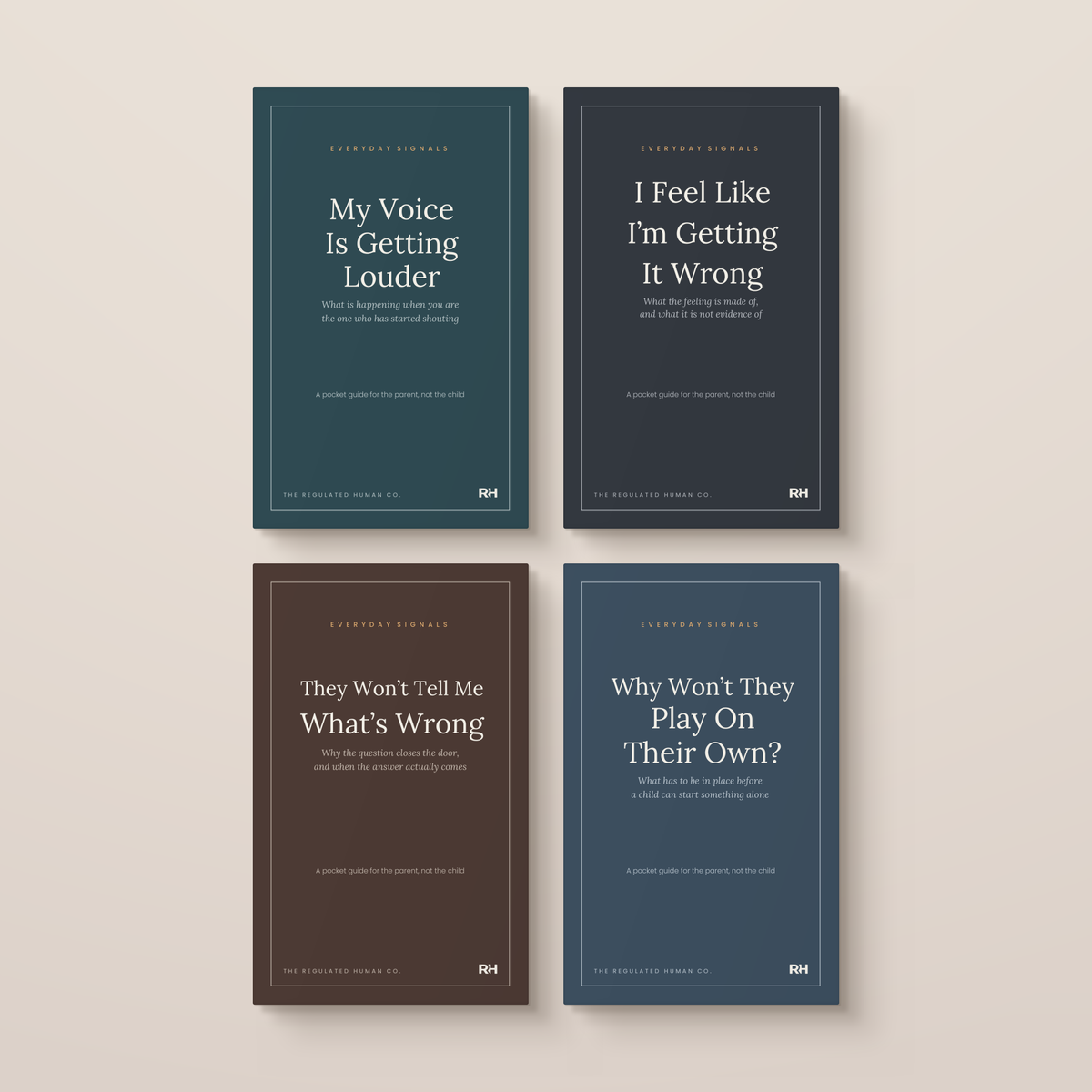 Everyday Signals: The Ones About You — 4 Pocket Guides