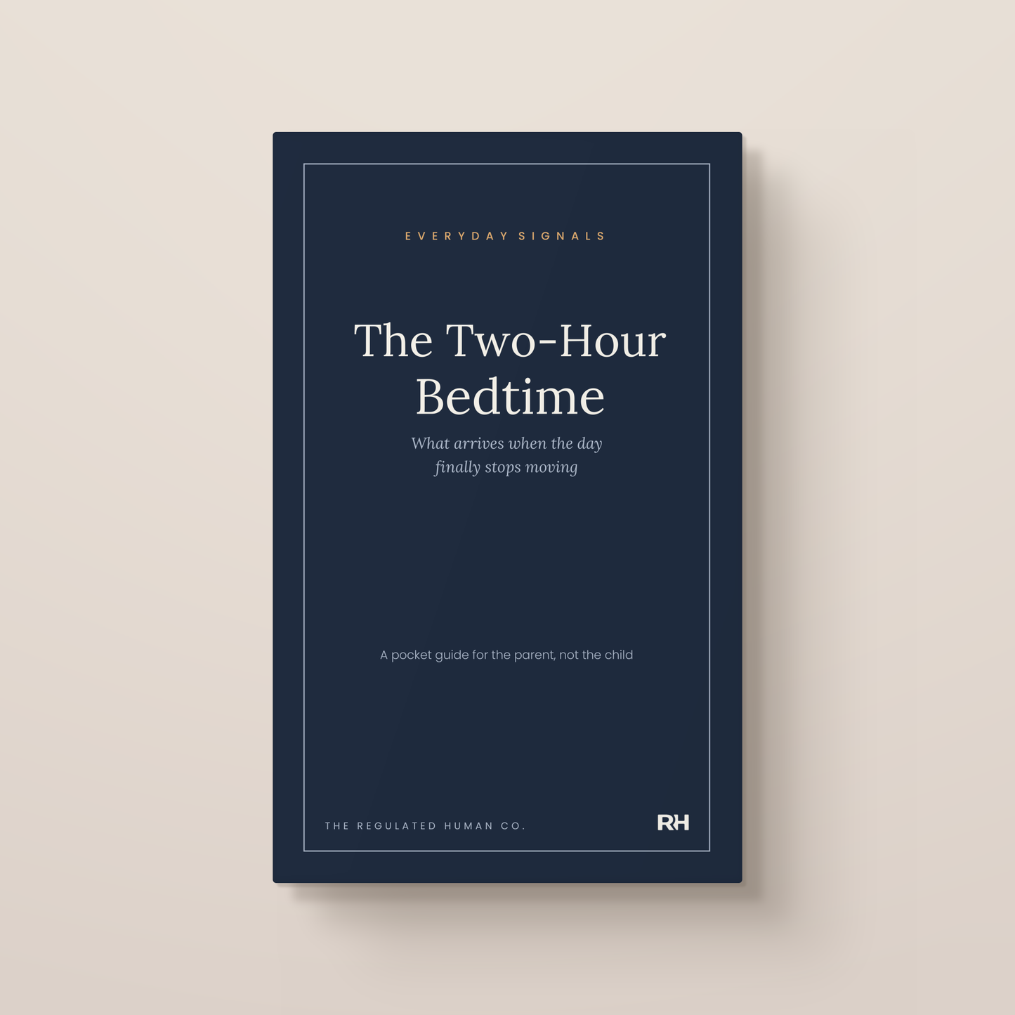 The Two-Hour Bedtime: What arrives when the day finally goes quiet