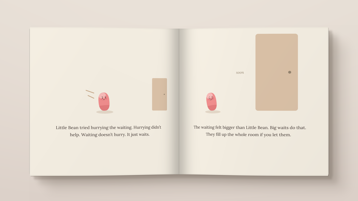 The Waiting: inside pages. A Little Signals story for children.
