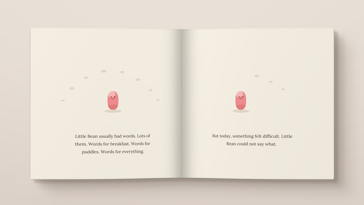 The Words Went Quiet: inside pages. A Little Signals story for children.