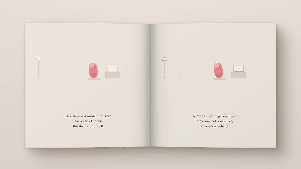 The Last Five Minutes: inside pages. A Little Signals story for children.
