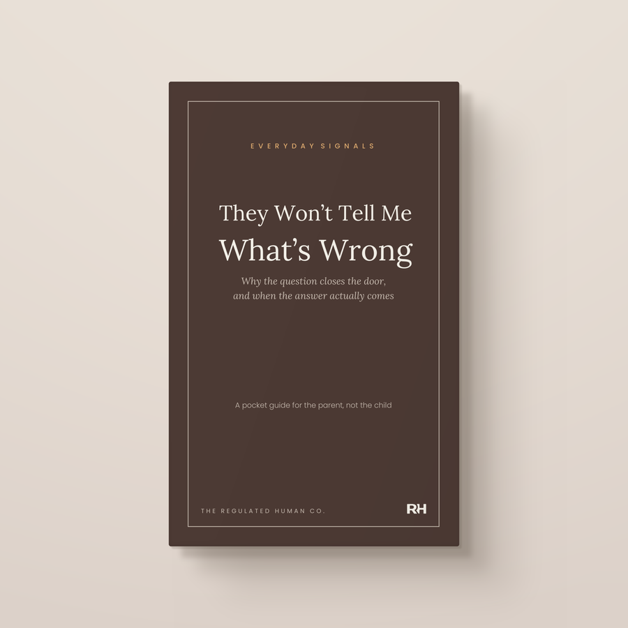 They Won't Tell Me What's Wrong: Why the question closes the door