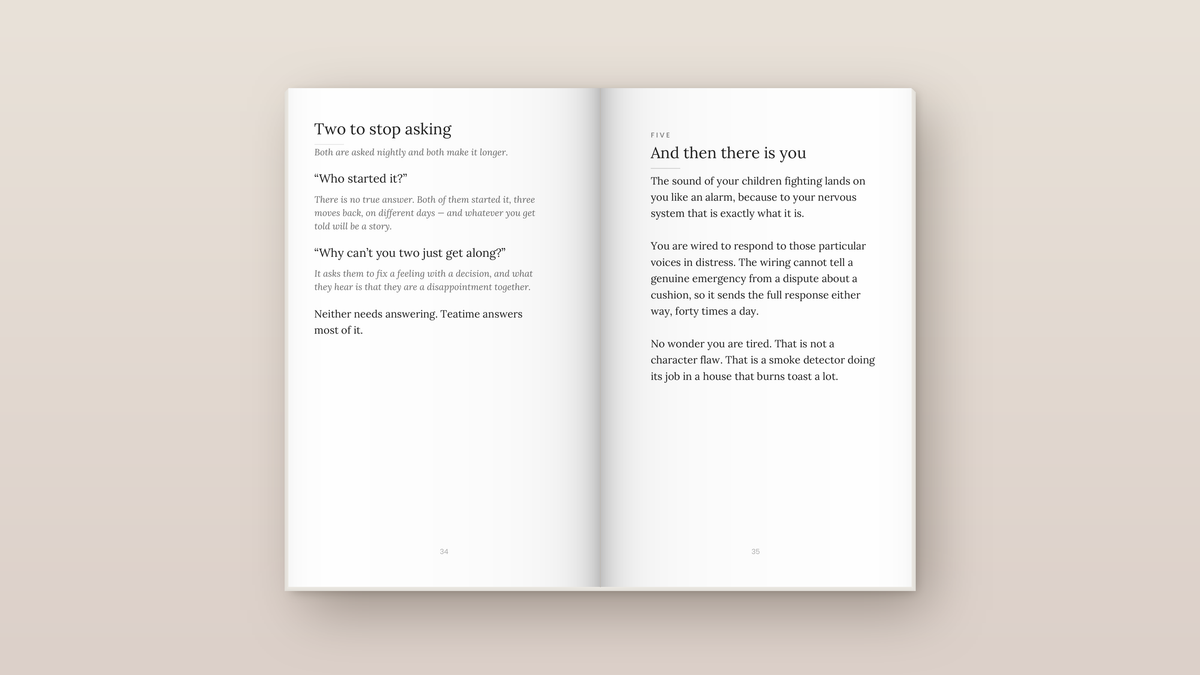 They Are At Each Other Again: inside pages. Everyday Signals, ages 8 to 12.