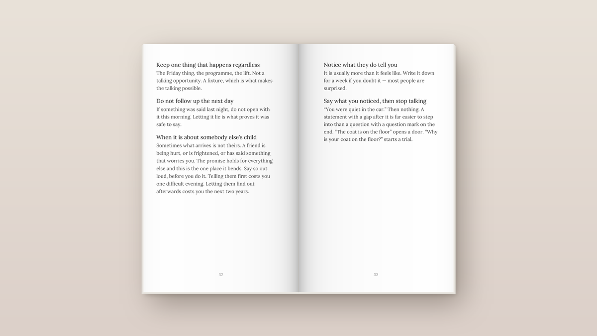 They Have Stopped Telling Me Things: inside pages. Everyday Signals, ages 8 to 12.