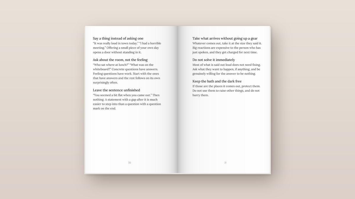 They Won't Tell Me What's Wrong: inside pages. Everyday Signals, ages 2 to 8.