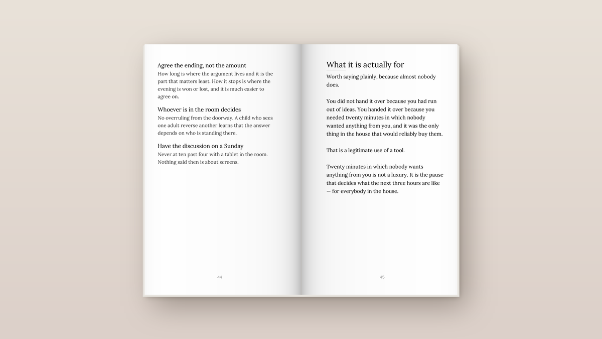 Two More Minutes: inside pages. Everyday Signals, ages 2 to 8.